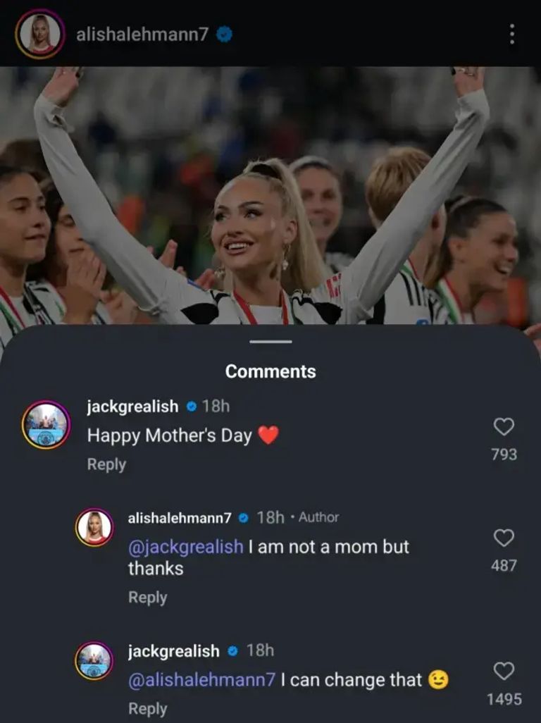 شائعات حول أليشيا ليمان وجاك غريليش شائعات حول أليشيا ليمان وجاك غريليش