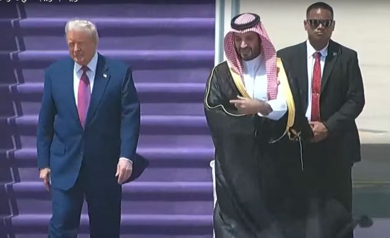 الرئيس الأمريكي دونالد ترامب وولي العهد السعودي الأمير محمد بن سلمان