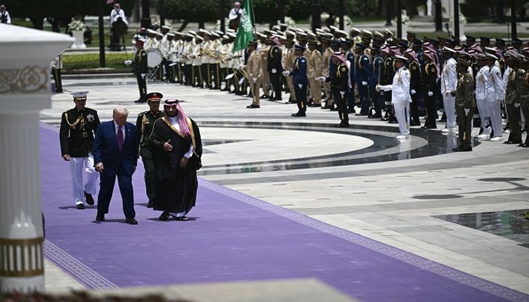 ولي العهد السعودي والرئيس الأمريكي وإيلون ماسك