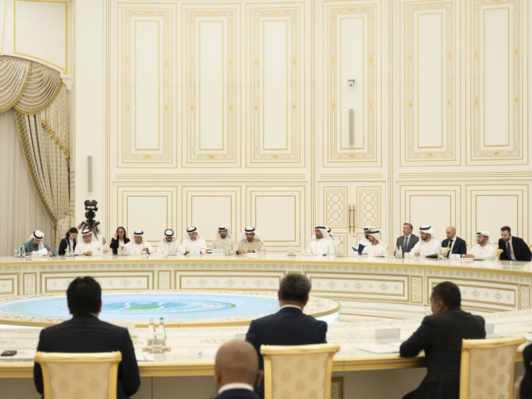 جانب من الزيارة - وام