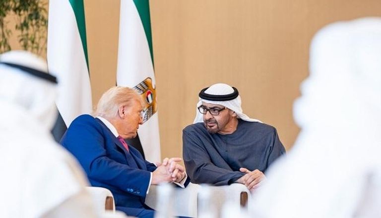 الشيخ محمد بن زايد آل نهيان ودونالد ترامب