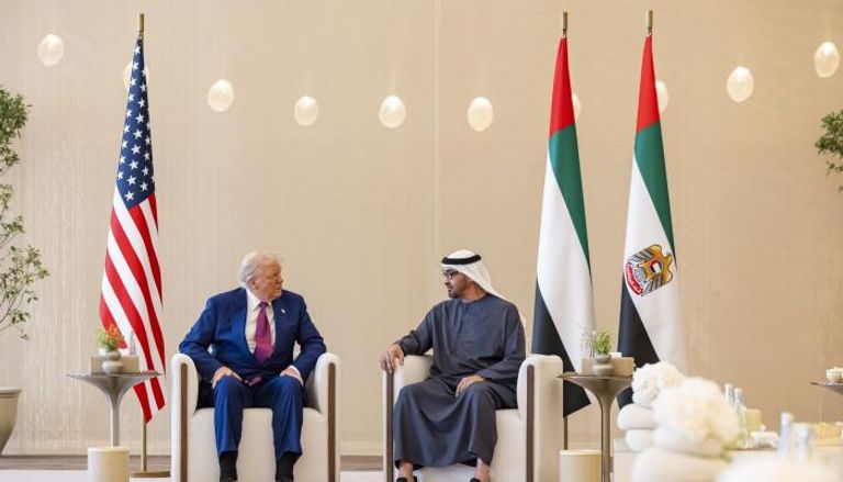 محمد بن زايد آل نهيان ودونالد ترامب