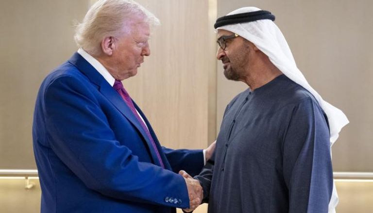 محمد بن زايد آل نهيان ودونالد ترامب
