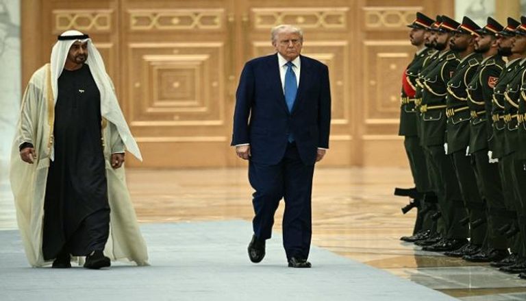 محمد بن زايد آل نهيان ودونالد ترامب