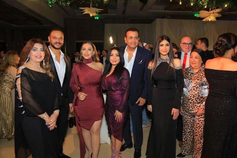 حفل زفاف هيا ابنة الفنانة أمل رزق 