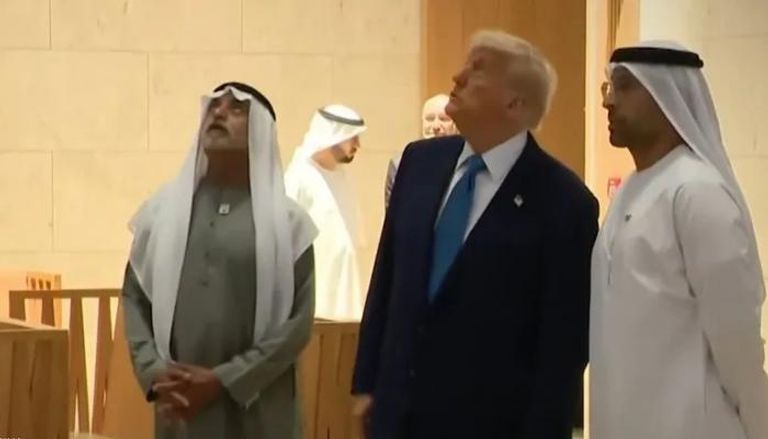 الرئيس الأمريكي في بيت العائلة الإبراهيمية