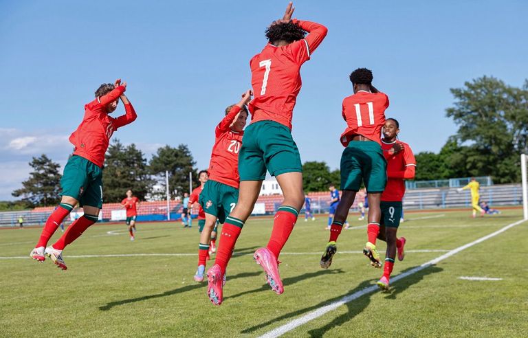 كريستيانو جونيور يسجل أول اهدافه مع البرتغال