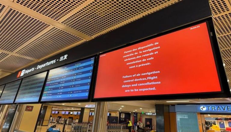 إلغاء 130 رحلة في مطار باريس-أورلي بسبب عطل في برج المراقبة