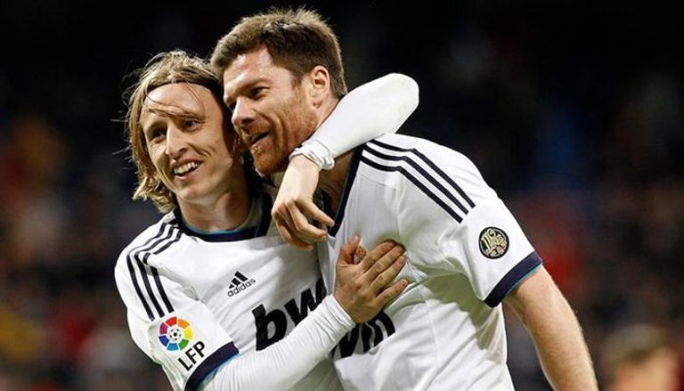 تشابي ألونسو ولوكا مودريتش في ريال مدريد