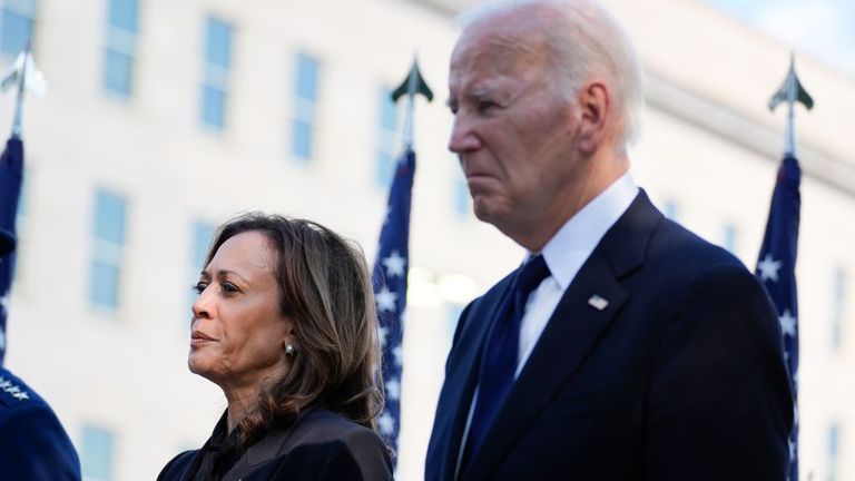 جو بايدن وكاملا هاريس