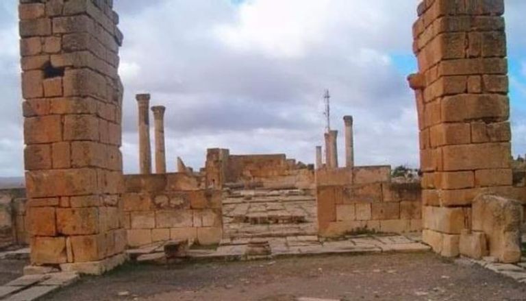 صورة من الموقع الأثري في حيدرة التونسية