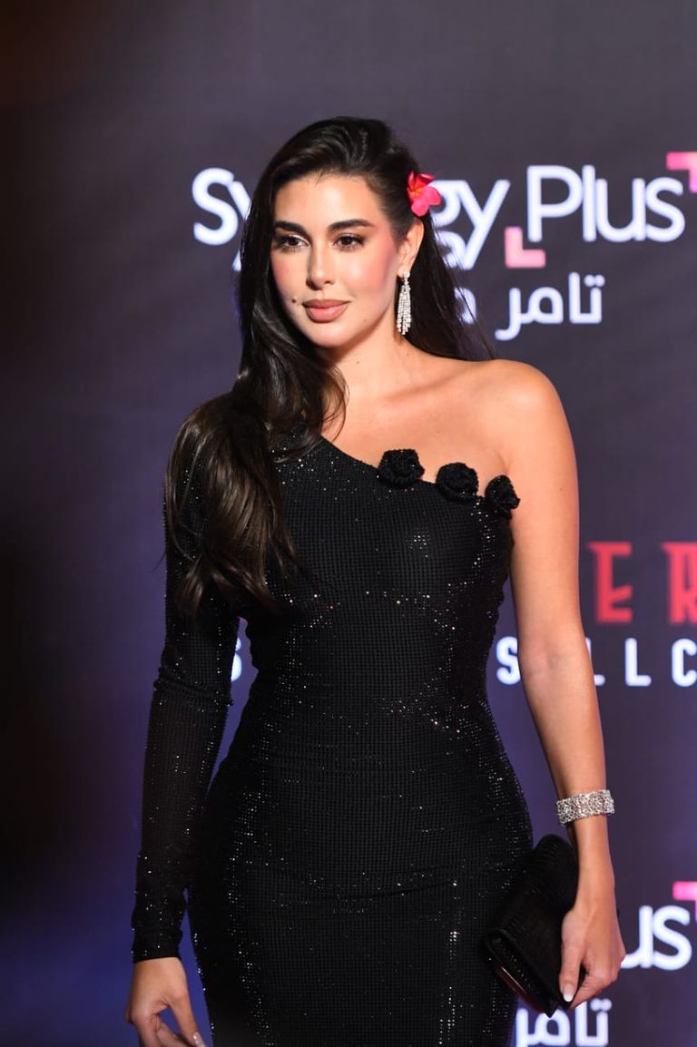 ياسمين صبري في العرض الخاص لفيلم المشروع x