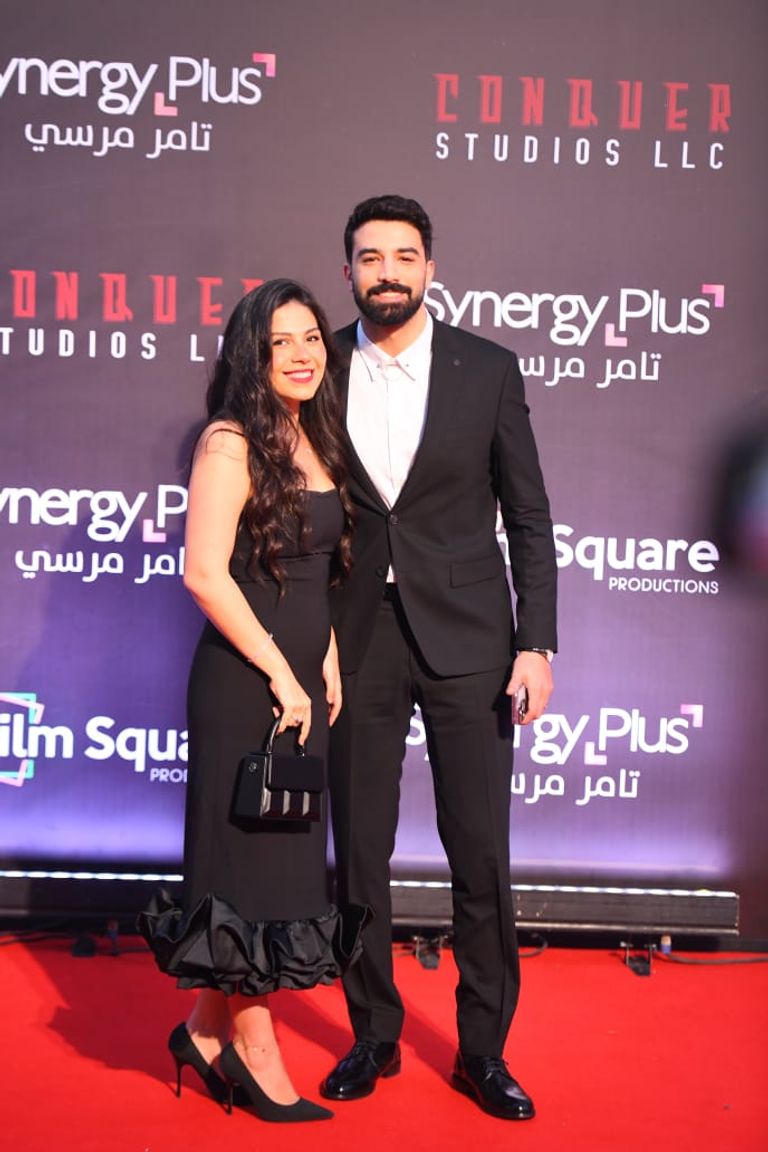 ياسمين صبري في العرض الخاص لفيلم المشروع x