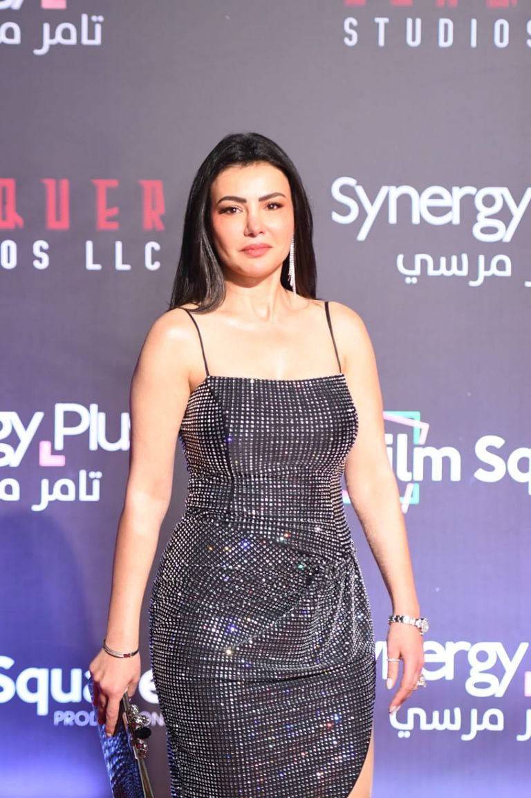 ياسمين صبري في العرض الخاص لفيلم المشروع x