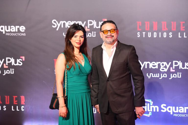 ياسمين صبري في العرض الخاص لفيلم المشروع x