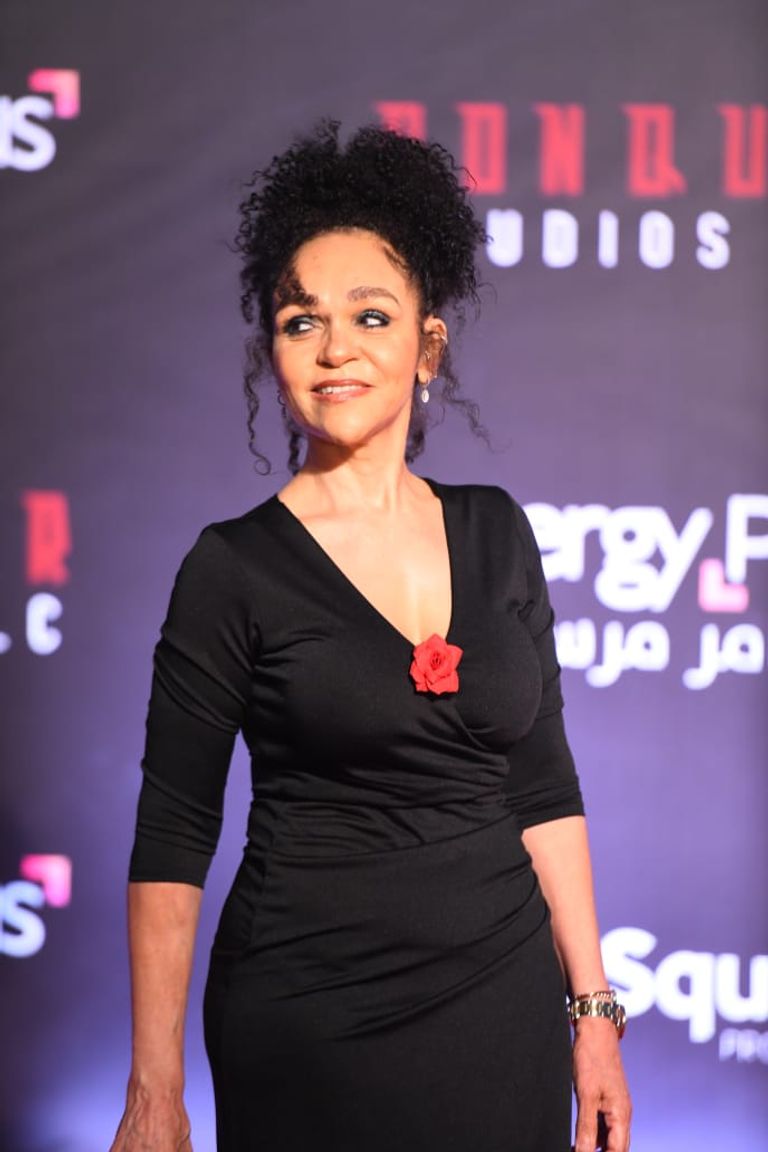 ياسمين صبري في العرض الخاص لفيلم المشروع x