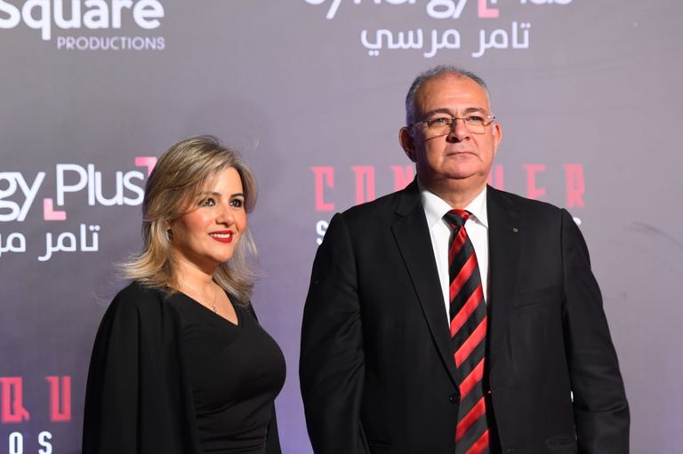 ياسمين صبري في العرض الخاص لفيلم المشروع x