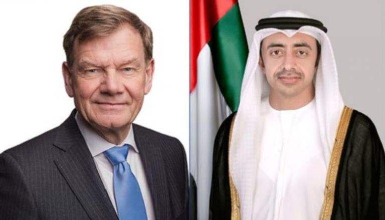 الشيخ عبدالله بن زايد آل نهيان ووزير خارجية ألمانيا الجديد