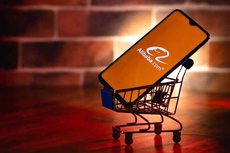 علي بابا التسوق في الصين