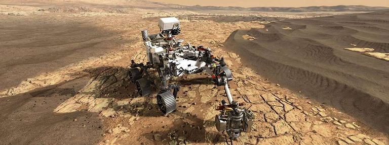 المركبة "بيرسيفيرانس" تصل منطقة "التمساح"