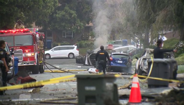 تحطم طائرة صغيرة في سان دييغو الأمريكية