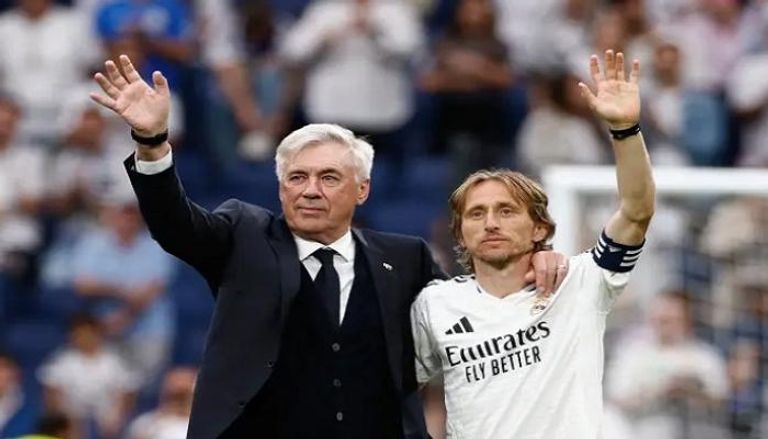 مودريتش وأنشيلوتي