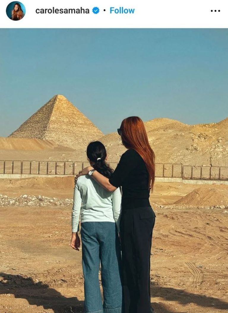 كارول سماحة.. رسالة مؤثرة لابنتها بعد رحيل زوجها