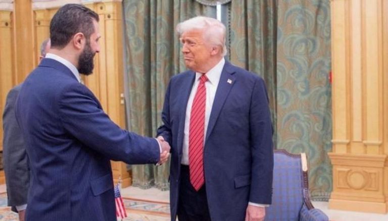 دونالد ترامب وأحمد الشرع