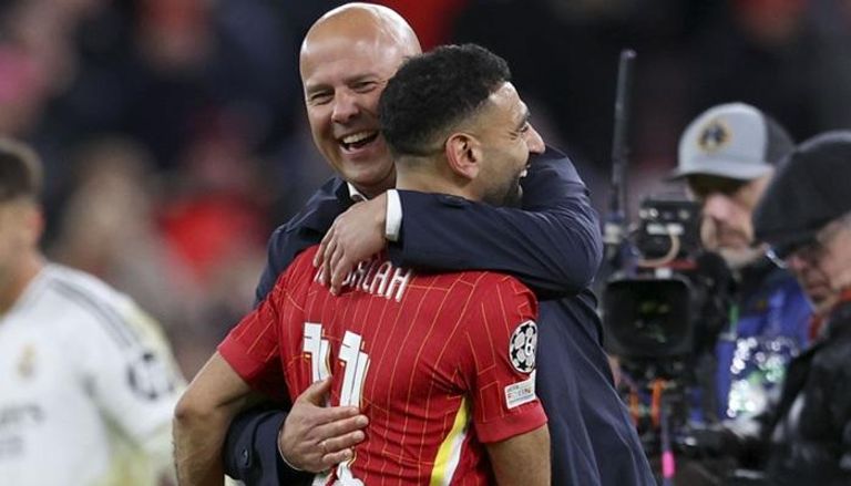 محمد صلاح وأرني سلوت