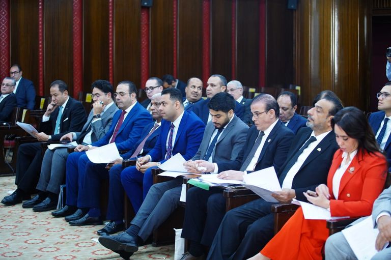 جانب من اجتماع اللجنة الاقتصادية بمجلس النواب المصري