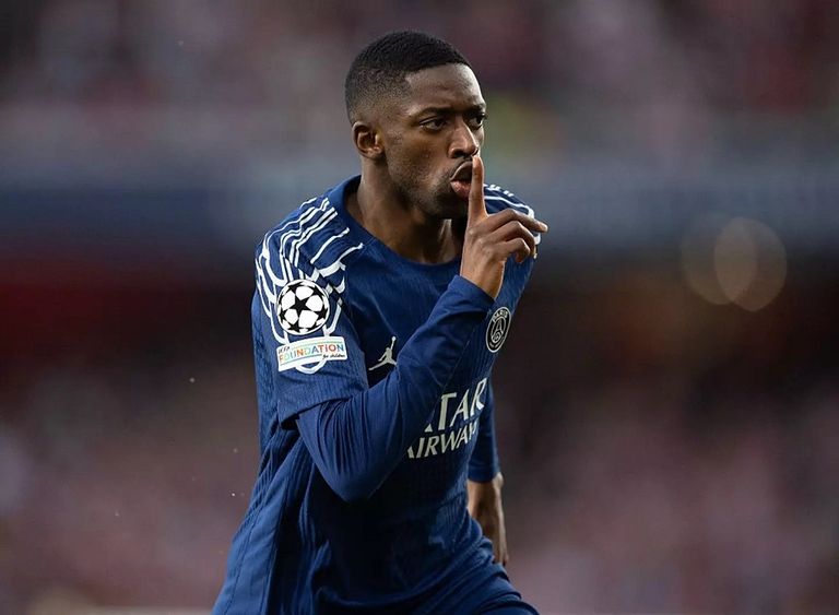 عثمان ديمبلي نجم باريس سان جيرمان لامين يامال نجم برشلونة الواعد