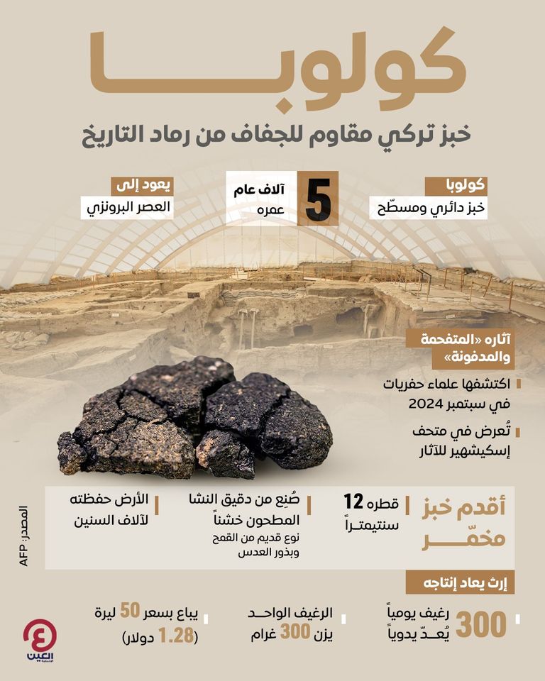 خبز كولوبا التركي المقاوم للجفاف