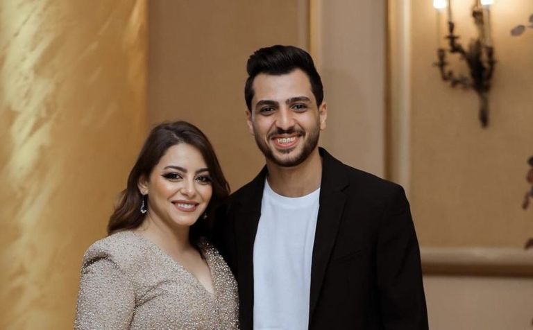 وليد سامي وزوجته