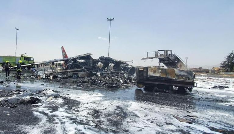 الطائرات المدمرة في اليمن