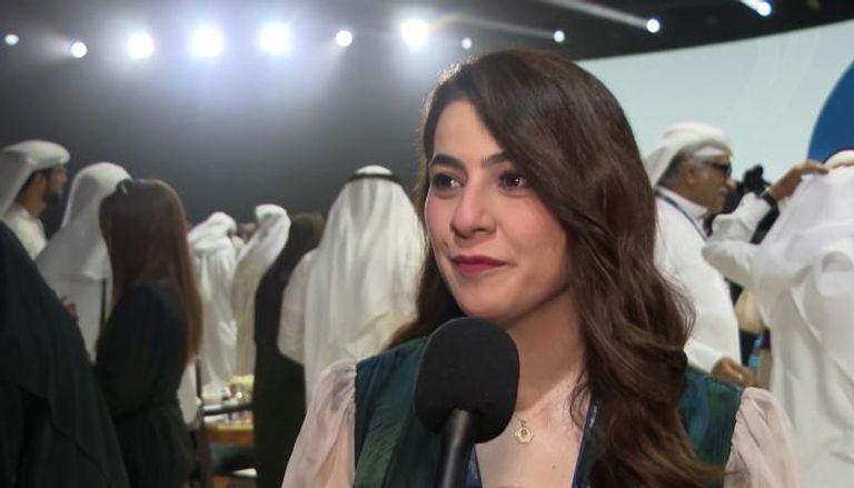 بيبي الخضري الفائزة عن فئة المجتمع
