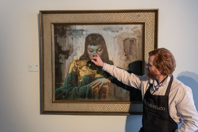 لوحة "سيدة من الشرق"