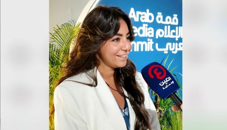 منة غزالة في قمة الإعلام العربي 2025