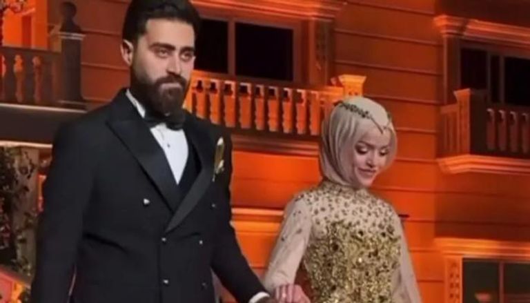 عبير الصغير وعريسها يوسف فرحات