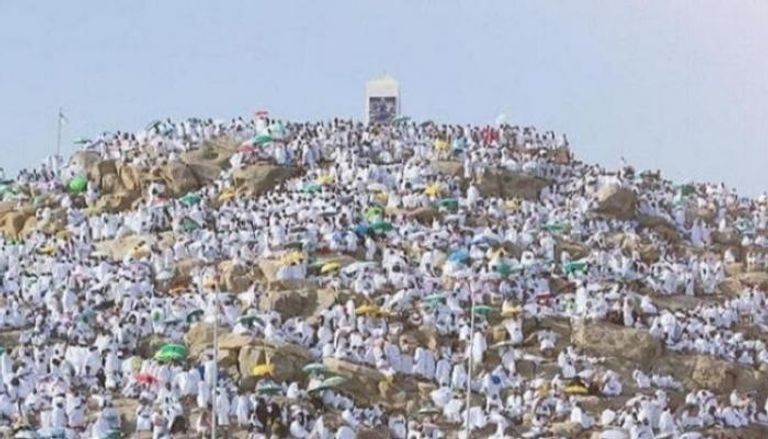 حجاج بيت الله على جبل عرفة - أرشيفية