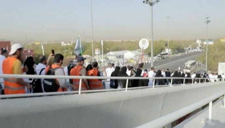 وصول الحجاج إلى مشاعر المقدسة