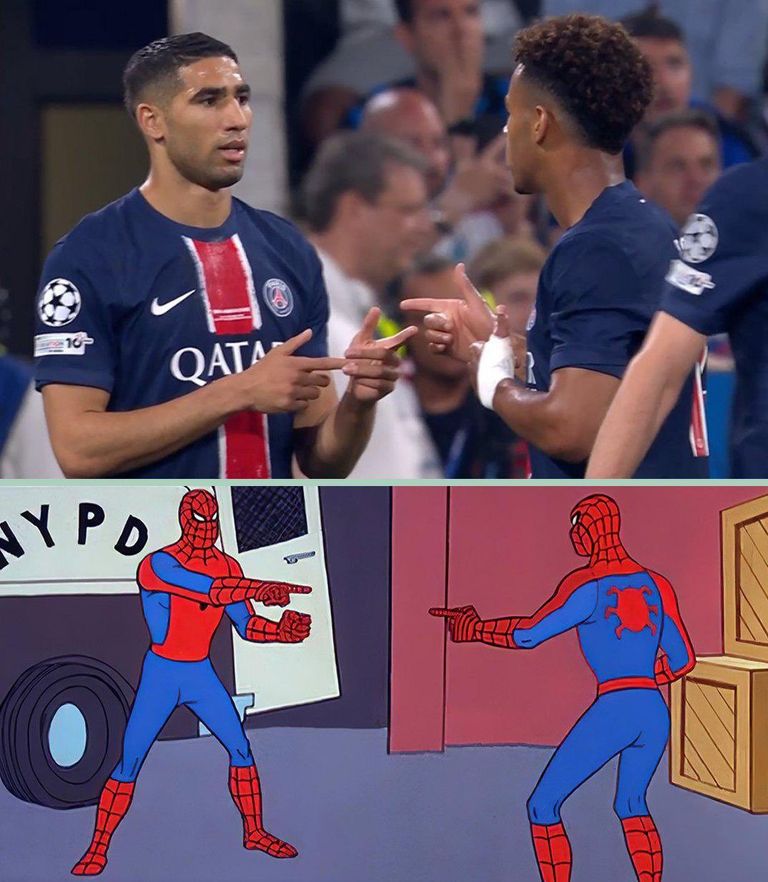 احتفال حكيمي وديزيري دوي