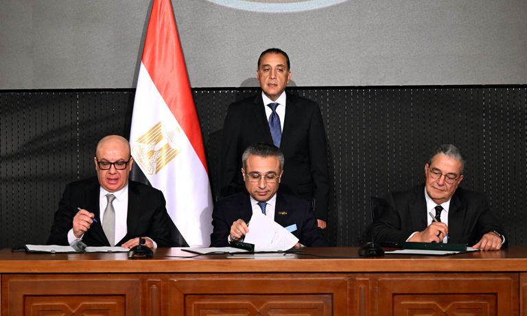 جانب من مراسم توقيع عقد شراكة وتطوير لإطلاق مدينة «جريان»