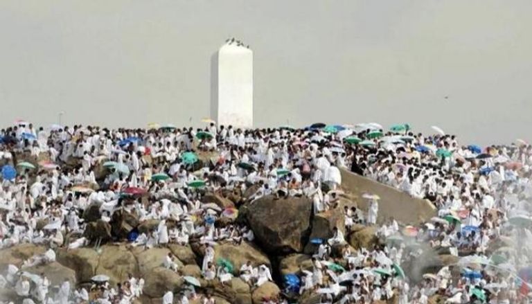 حجاج بيت الله على جبل عرفات- أرشيفية