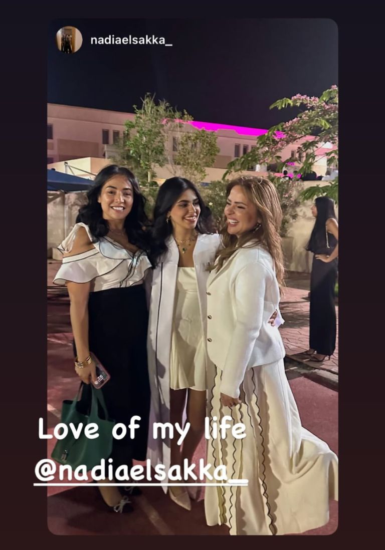 أحمد السقا يحتفل بتخرج ابنته نادية السقا أحمد السقا يحتفل بتخرج ابنته نادية السقا