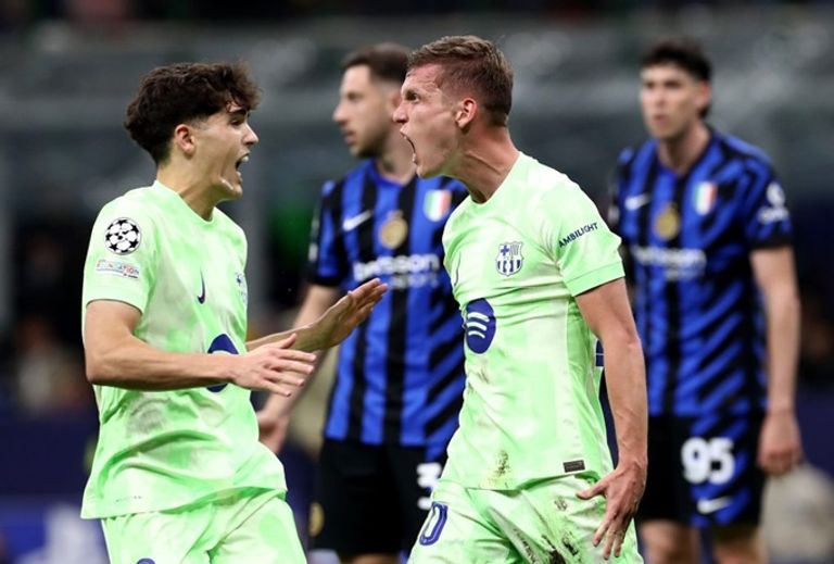 إنتر ميلان وبرشلونة برشلونة الإسباني