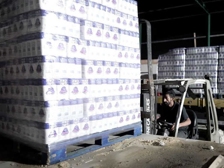 قافلة مساعدات إماراتية إلى قطاع غزة