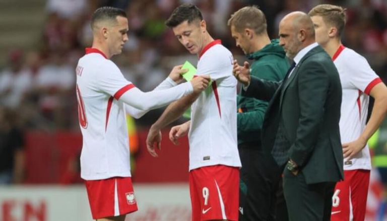 ليفاندوفسكي وزيلينسكي في منتخب بولندا