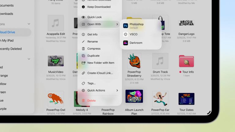 نظام التشغيل iPadOS 26 