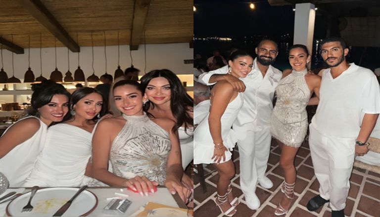 حفل زفاف أمينة خليل وأحمد زعتر في اليونان حفل زفاف أمينة خليل وأحمد زعتر في اليونان