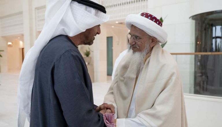 الشيخ محمد بن زايد آل نهيان يستقبل الدكتور مفضل سيف الدين